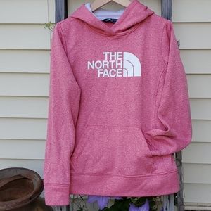 The North Face pinkish/coraly hooded sweatshirt
